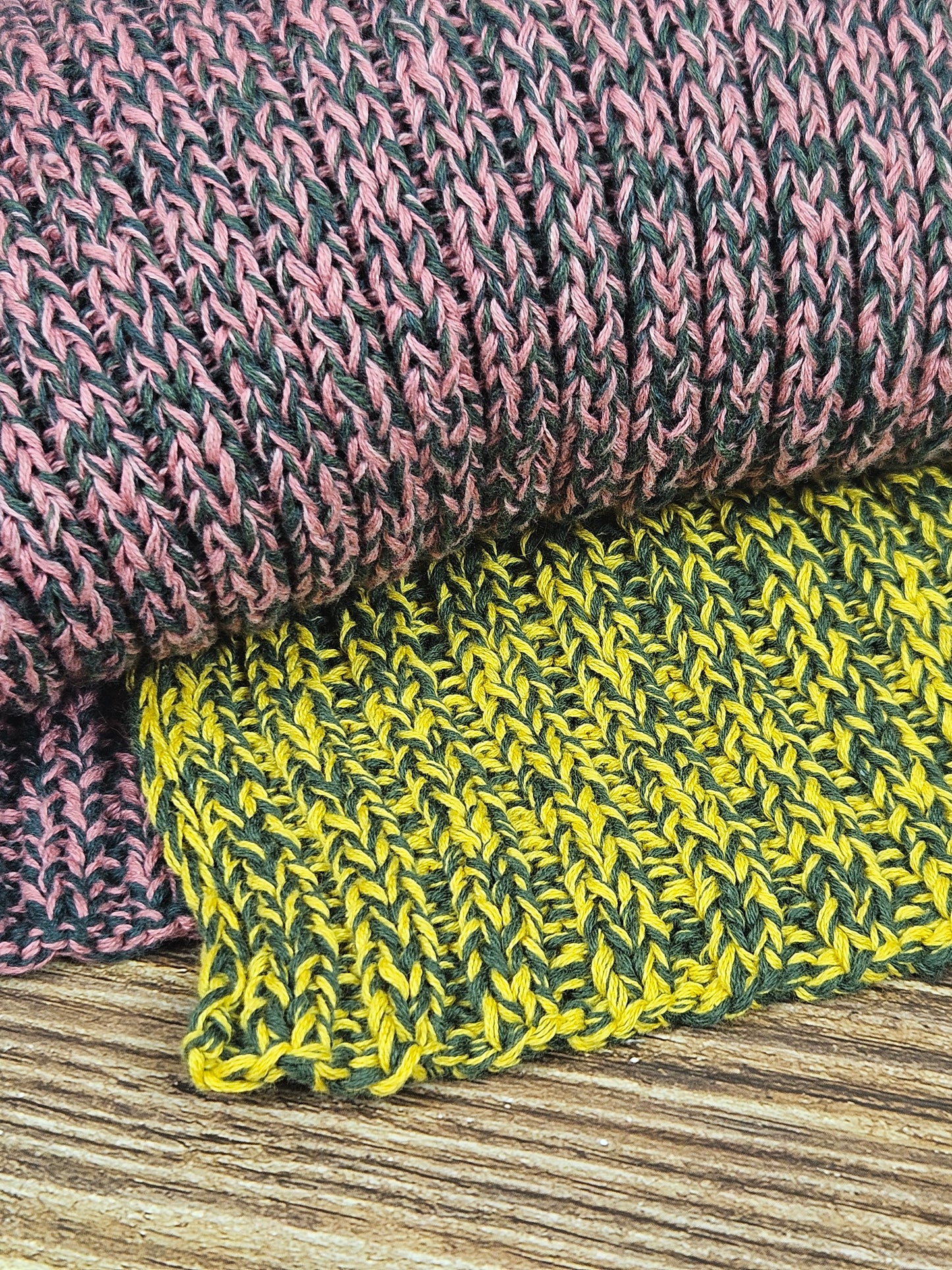 Extra long handcrafted cotton scarf "Inverness's Spring" 100% organic cotton